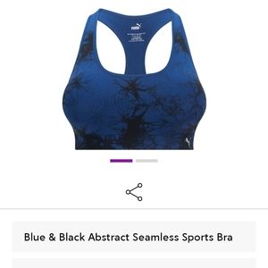 Brand new puma sports bra size M